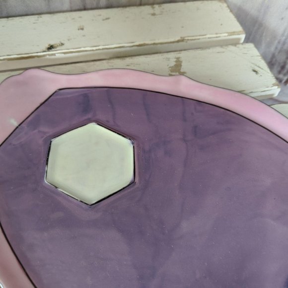 Vintage made in Czechoslovakia tea set plate metal - Picture 8 of 8